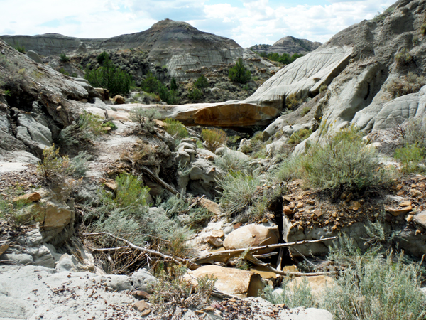 the Natural Bridge in Cap Rock Trail